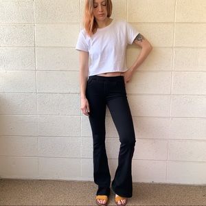 Mother Quickie Cruiser Flare Leg Black Jean SZ 27